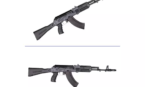 अमेठी में स्वदेशी AK-203 शेर ने फायरिंग टेस्ट किया पास