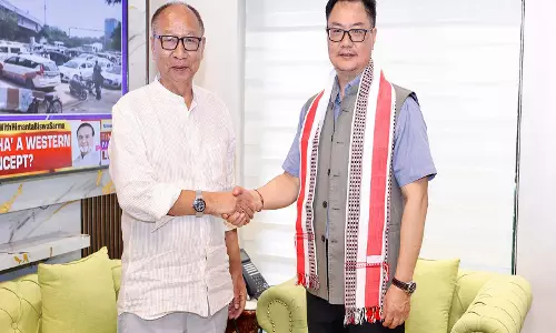 मणिपुर CM ने किरेन रिजिजू से की मुलाकात, अल्पसंख्यक योजनाओं पर चर्चा