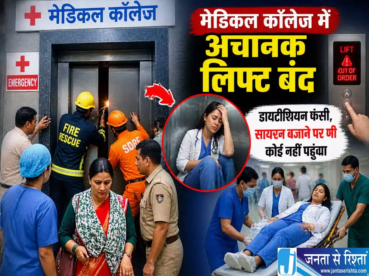 बुलंदशहर में लापरवाही का मामला लिफ्ट बंद होने से डायटीशियन की हालत बिगड़ी बुलंदशहर में लापरवाही का मामला लिफ्ट बंद होने से डायटीशियन की हालत बिगड़ी