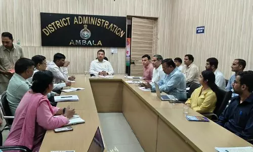 अंबाला के DC ने अधिकारियों से मिलकर प्रयास करने को कहा।