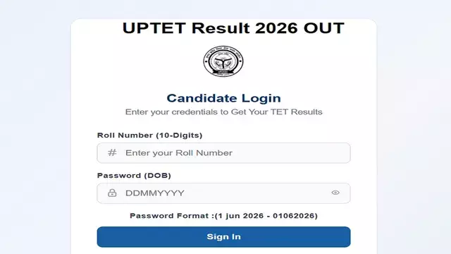 UPTET 2026 का रिजल्ट जारी प्राथमिक स्तर में 80.07% अभ्यर्थी सफल UPTET 2026 का रिजल्ट जारी प्राथमिक स्तर में 80.07% अभ्यर्थी सफल