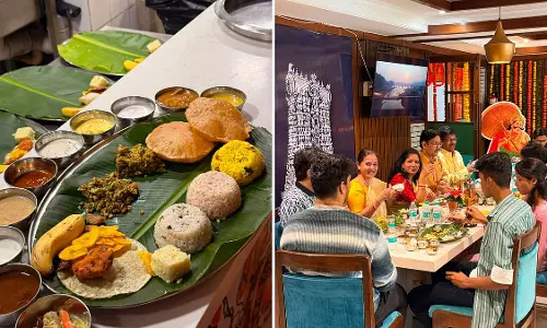 ओणम उत्सव में सजा सदर्न स्पाइसेस रेस्टोरेंट ओणम उत्सव में सजा सदर्न स्पाइसेस रेस्टोरेंट