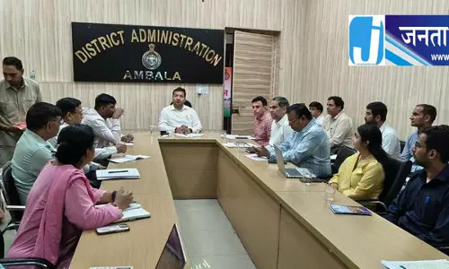 Ambala DC ने निर्यात बढ़ाने पर दिया जोर Ambala DC ने निर्यात बढ़ाने पर दिया जोर