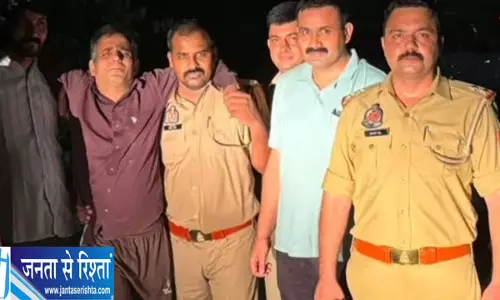 गाजियाबाद में पुलिस मुठभेड़ में 25 हजार का इनामी बदमाश गिरफ्तार पैर में लगी गोली