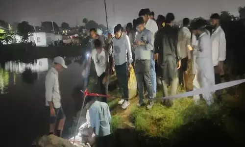 धनबाद में भू-धंसान का खतरा बढ़ा तालाब के पास बना 20 फीट का गोफ लोगों में दहशत