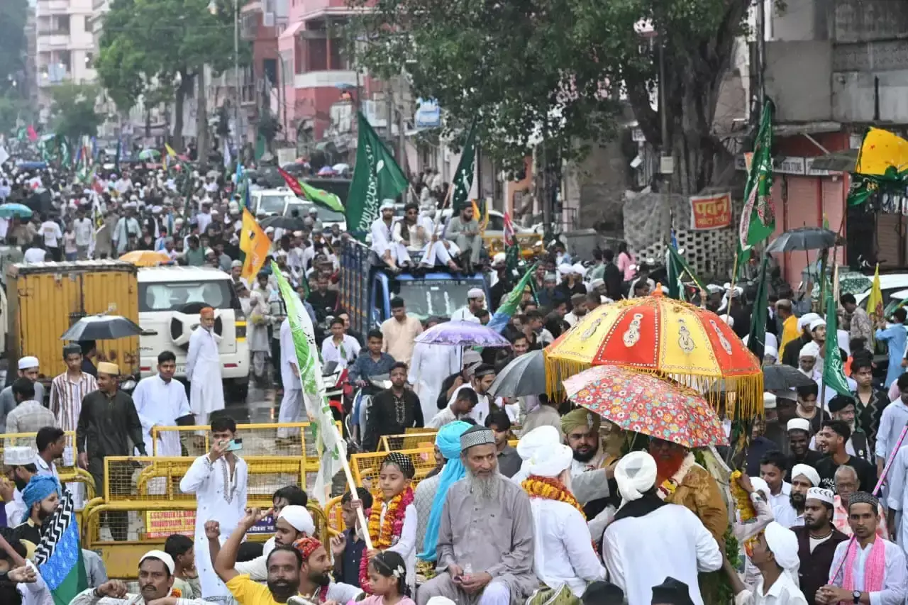 Jaipur: जुलूस-ए-मोहम्मदी को लेकर उत्साह, चार दरवाजा से कर्बला तक निकला भव्य जुलूस