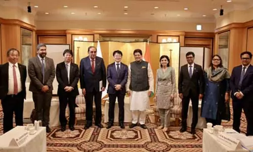 जापान दौरे के दौरान पीयूष गोयल ने अधिक निवेश और मजबूत औद्योगिक साझेदारियों का किया आह्वान जापान दौरे के दौरान पीयूष गोयल ने अधिक निवेश और मजबूत औद्योगिक साझेदारियों का किया आह्वान