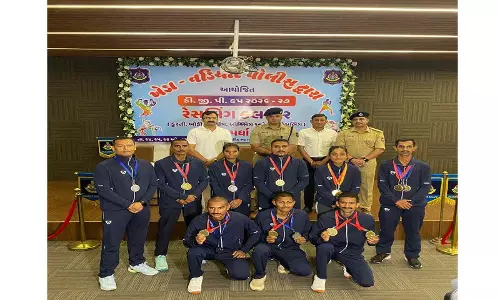 गुजरात जेल विभाग ने जीती DGP कप 2026-27 कुश्ती चैंपियनशिप