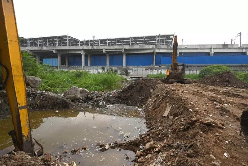 Delhi जसोला नाले पर जिम्मेदारी की जंग एजेंसियां आमने-सामने Delhi जसोला नाले पर जिम्मेदारी की जंग एजेंसियां आमने-सामने