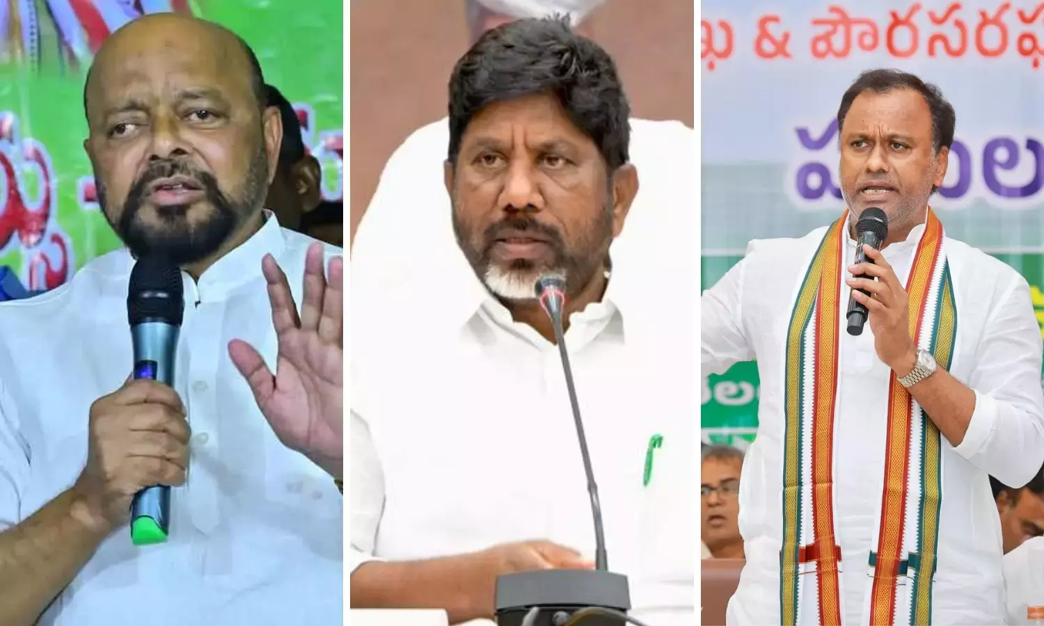 Telangana: कांग्रेस में चल रहे विवाद के बीच मुरली और राजगोपाल ने भट्टी से मुलाकात की Telangana: कांग्रेस में चल रहे विवाद के बीच मुरली और राजगोपाल ने भट्टी से मुलाकात की