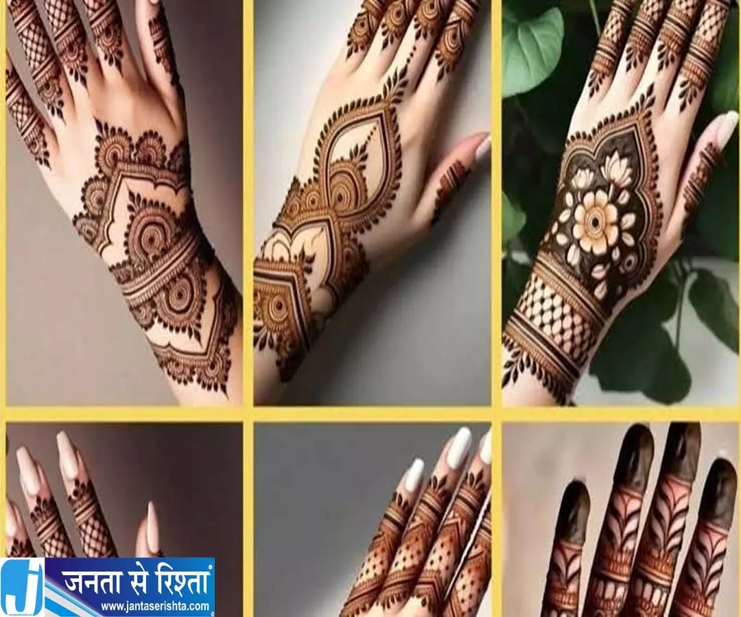 हाथों की खूबसूरती बढ़ाएंगे वायरल मेहंदी के ये लेटेस्ट पैटर्न हाथों की खूबसूरती बढ़ाएंगे वायरल मेहंदी के ये लेटेस्ट पैटर्न