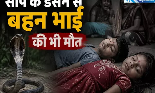 रक्षाबंधन से पहले टूटा परिवार सांप के डसने से भाई बहन की मौत