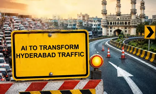 Hyderabad को मिलेगा स्मार्ट ट्रैफिक मैनेजमेंट सिस्टम, प्लान में AI भी शामिल Hyderabad को मिलेगा स्मार्ट ट्रैफिक मैनेजमेंट सिस्टम, प्लान में AI भी शामिल