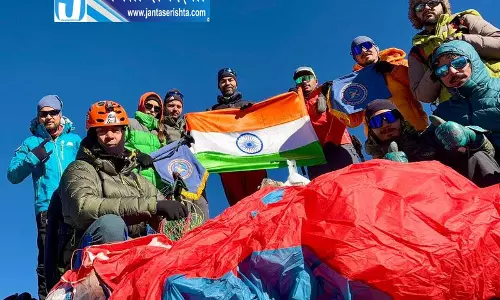 Lahaul की टीम ने 6,048 मीटर ऊंची चोटी पर पहली बार चढ़ाई की