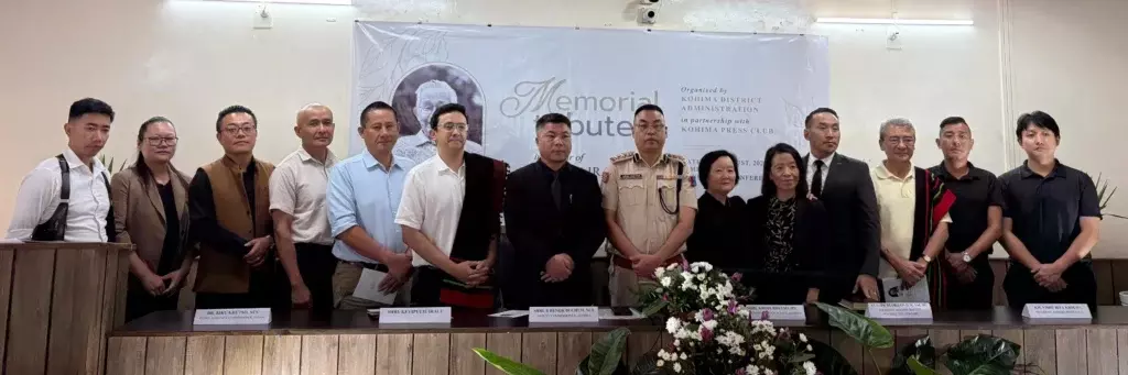 Kohima जिला प्रशासन ने निकेतु इरालू को श्रद्धांजलि दी