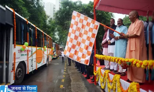 त्योहार पर योगी सरकार की सौगात लाखों बहनों ने किया निशुल्क सफर