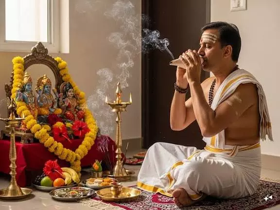 शंखनाद और घंटे की गूंज क्यों मानी जाती है शुभ जानें धार्मिक महत्व शंखनाद और घंटे की गूंज क्यों मानी जाती है शुभ जानें धार्मिक महत्व