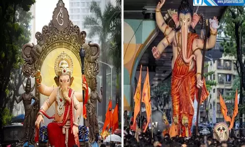 गणपति बप्पा के स्वागत को तैयार मुंबई लालबाग में उमड़ा आस्था का सैलाब