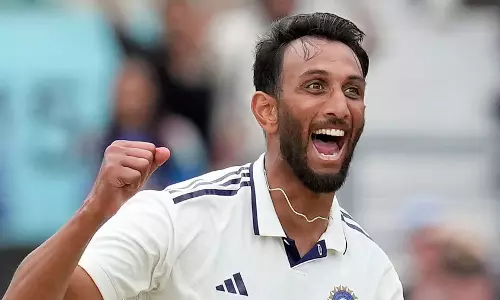 चोट से वापसी के बाद प्रसिद्ध कृष्णा का संघर्ष जारी नौ टेस्ट मैचों में बनाई पहचान चोट से वापसी के बाद प्रसिद्ध कृष्णा का संघर्ष जारी नौ टेस्ट मैचों में बनाई पहचान