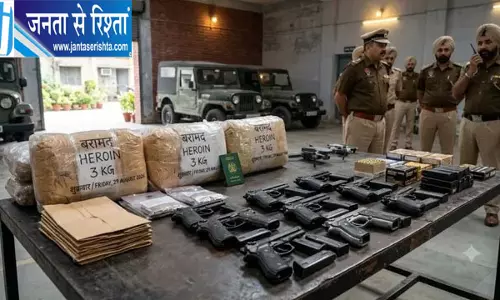 18 पिस्तौल और हेरोइन के साथ आठ गिरफ्तार