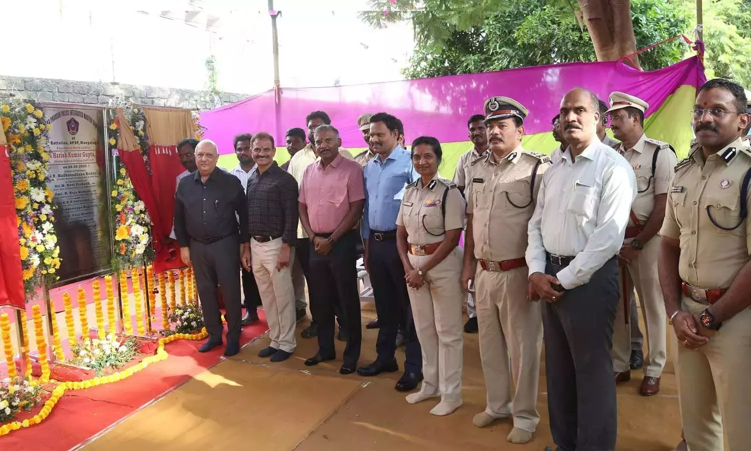 DGP ने पुलिस ट्रांज़िट आवास की आधारशिला रखी