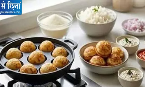 लेफ्टओवर राइस का नया अंदाज सूजी और सब्जियों से बनाएं स्वादिष्ट अप्पे
