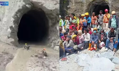 टनल में फंसे लोगों तक पहुंचे सैनिक