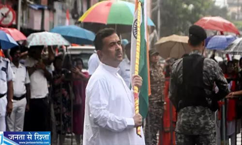 फ्री फिलिस्तीन नारों पर भड़के शुभेंदु अधिकारी बोले PoK की बात करो