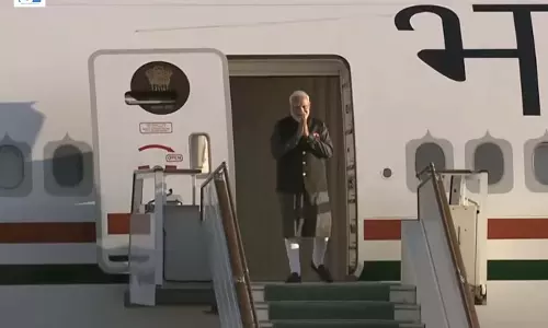 ताशकंद पहुंचे प्रधानमंत्री मोदी