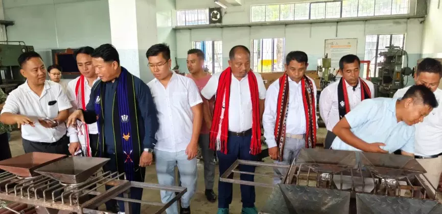 मणिपुर का प्रतिनिधिमंडल NTTC दीमापुर के औद्योगिक दौरे पर गया