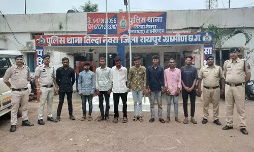 असामाजिक तत्वों पर तिल्दा नेवरा पुलिस का शिकंजा,  8 अपराधी गिरफ्तार