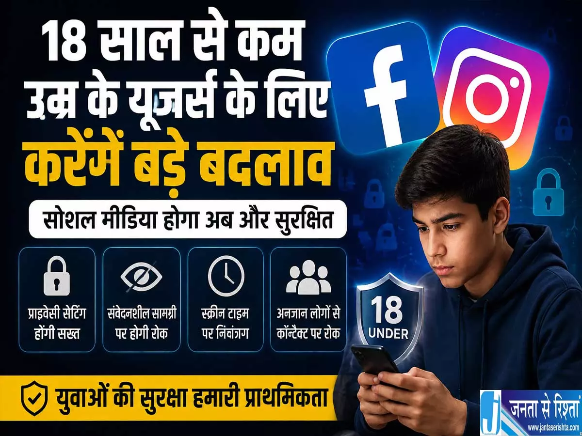 इंस्टाग्राम फेसबुक पर बदलेगा किशोरों का अनुभव मेटा ला रहा नए फीचर इंस्टाग्राम फेसबुक पर बदलेगा किशोरों का अनुभव मेटा ला रहा नए फीचर