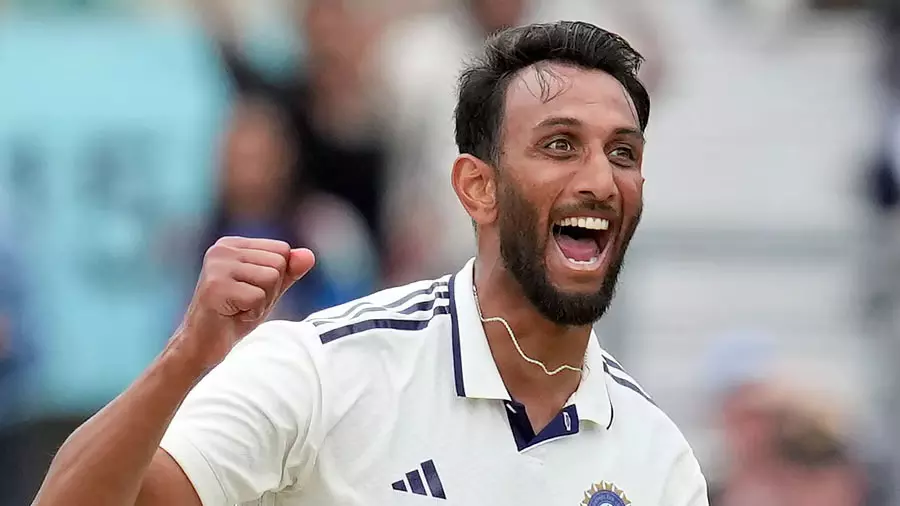 चोट से वापसी के बाद प्रसिद्ध कृष्णा का संघर्ष जारी नौ टेस्ट मैचों में बनाई पहचान चोट से वापसी के बाद प्रसिद्ध कृष्णा का संघर्ष जारी नौ टेस्ट मैचों में बनाई पहचान