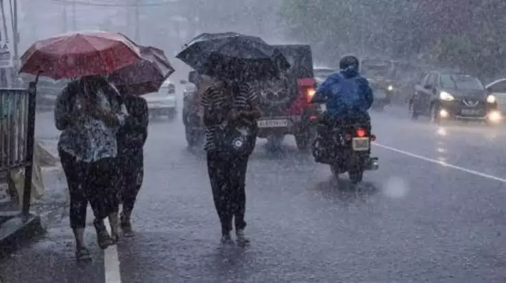 Telangana में दोपहर से रात तक बारिश की संभावना Telangana में दोपहर से रात तक बारिश की संभावना