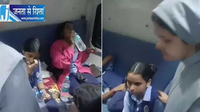 खंडवा में ट्रेन रोककर बच्चों का इलाज खंडवा में ट्रेन रोककर बच्चों का इलाज