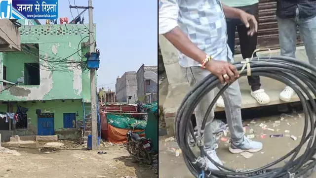 हरनंदी किनारे बिजली चोरी का खुलासा हरनंदी किनारे बिजली चोरी का खुलासा
