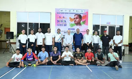 मेजर ध्यानचंद की स्मृति में खेल दिवस समारोह का आयोजन