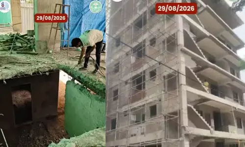 Hyderabad CMC की कार्रवाई 19 अवैध इमारतें ध्वस्त Hyderabad CMC की कार्रवाई 19 अवैध इमारतें ध्वस्त