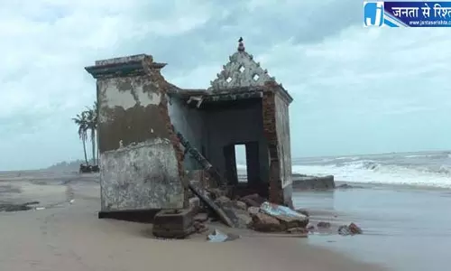 समुद्र निगल गया ऐतिहासिक माँ पंचुबराही मंदिर