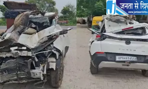 एटा-शिकोहाबाद मार्ग पर दर्दनाक हादसा, कार खाई में गिरने से एक की मौत; चार गंभीर घायल