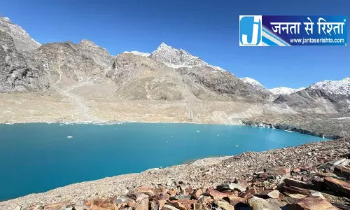 लाहौल स्पीति में झील को लेकर राहत की खबर
