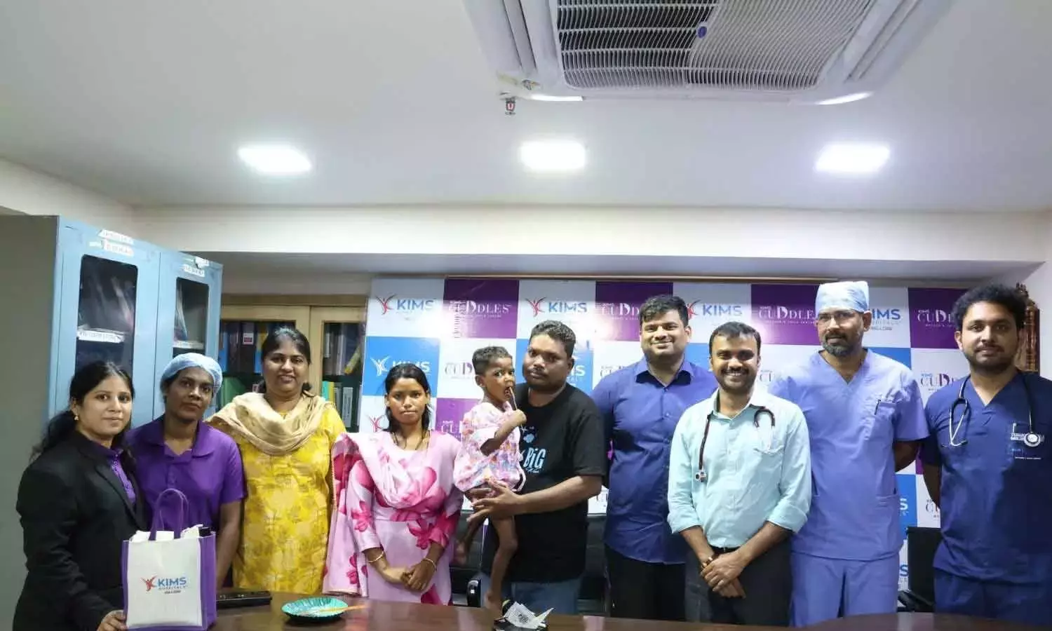 KIMS कडल्स में बिना सर्जरी के ASD हार्ट डिवाइस क्लोज़र से 3 साल के बच्चे की जान बची