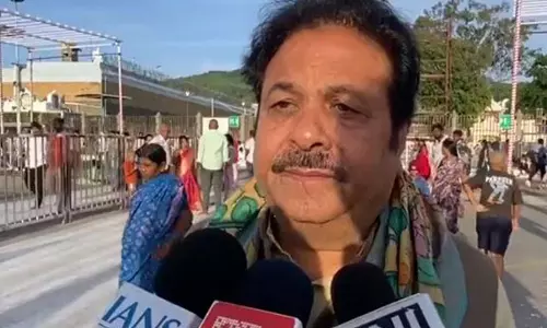 तिरुमाला पहुंचे राजीव शुक्ला भारत की वर्ल्ड कप जीत का जताया भरोसा