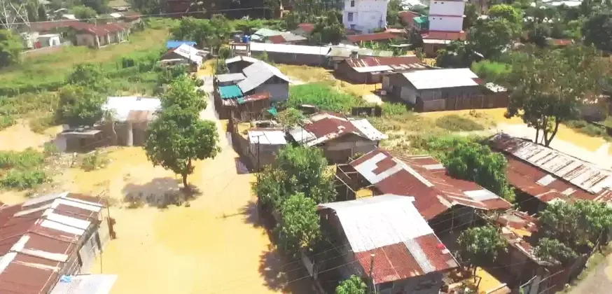 Nagaland: दीमापुर में बारिश से बाढ़ जैसे हालात