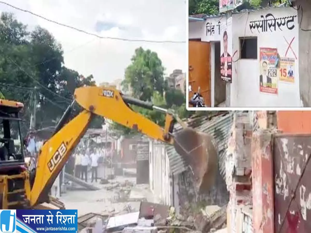 कचहरी रोड पर गरजा बुलडोजर वकीलों के अवैध चैंबरों पर कार्रवाई कचहरी रोड पर गरजा बुलडोजर वकीलों के अवैध चैंबरों पर कार्रवाई