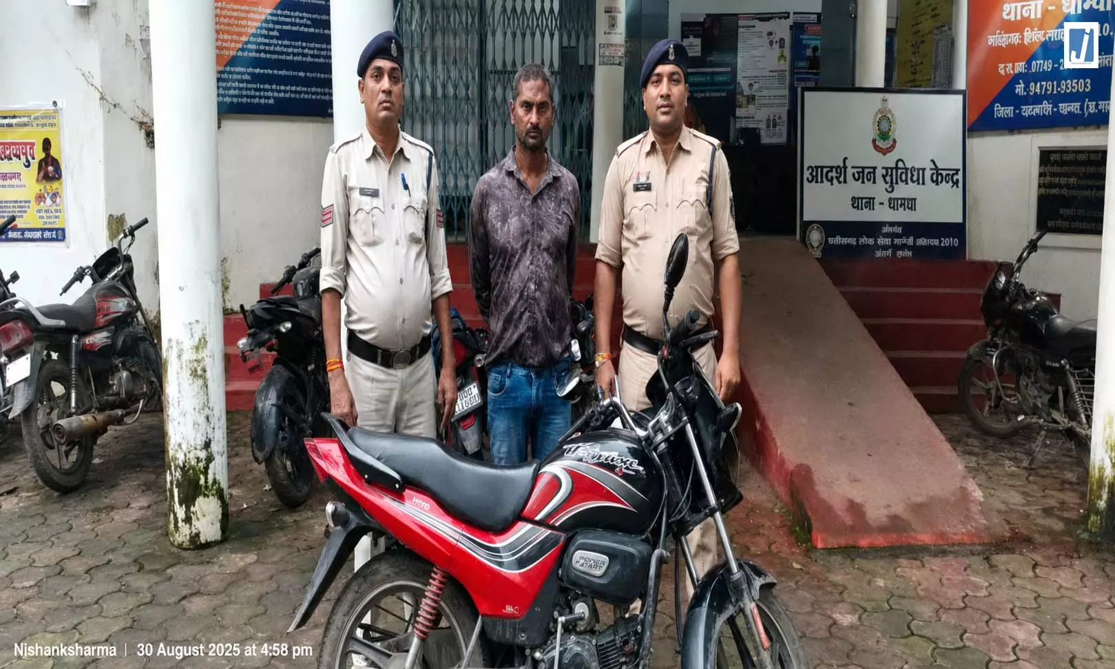 मुखबिर की सूचना पर पुलिस का एक्शन, चोरी की बाइक समेत आरोपी गिरफ्तार मुखबिर की सूचना पर पुलिस का एक्शन, चोरी की बाइक समेत आरोपी गिरफ्तार