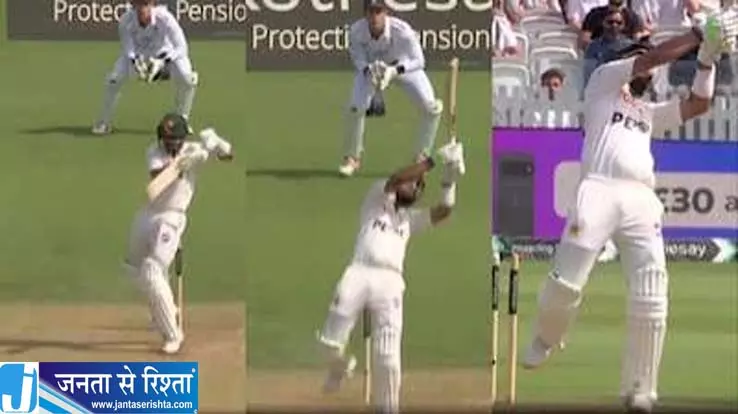 खतरनाक बाउंसर पर चकमा खा गए बाबर आर्चर ने ऐसे किया आउट खतरनाक बाउंसर पर चकमा खा गए बाबर आर्चर ने ऐसे किया आउट