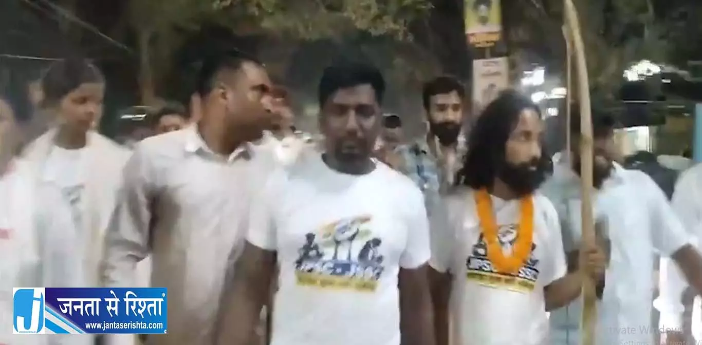 गोड्डा पहुंची भर्ती व्यवस्था सुधार यात्रा, सैकड़ों छात्रों ने निकाला पैदल मार्च गोड्डा पहुंची भर्ती व्यवस्था सुधार यात्रा, सैकड़ों छात्रों ने निकाला पैदल मार्च