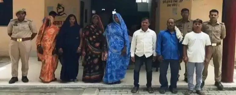 Jaunpur: सात वारंटी पुलिस की गिरफ्त में, अभियान के तहत हुई गिरफ्तारी