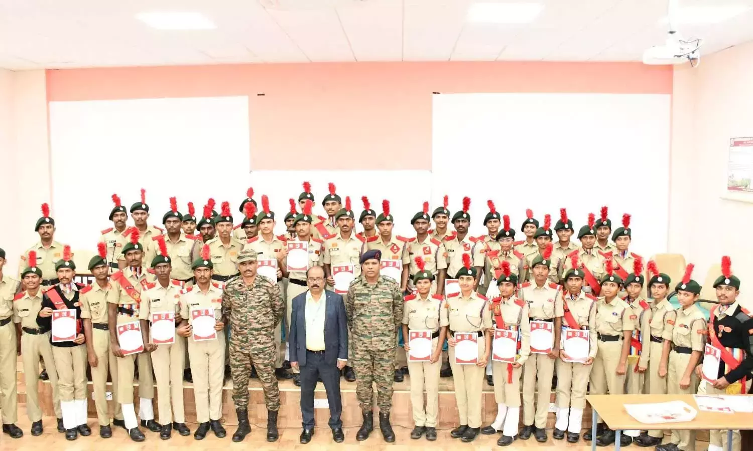 MITS NCC कैडेट्स ने ‘B’ और ‘C’ सर्टिफिकेट परीक्षाओं में 100% सफलता हासिल की MITS NCC कैडेट्स ने ‘B’ और ‘C’ सर्टिफिकेट परीक्षाओं में 100% सफलता हासिल की